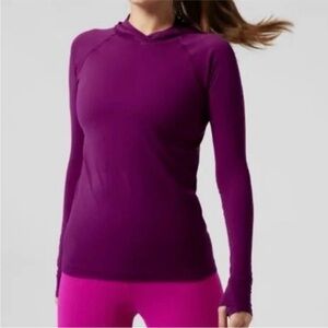 Athleta Momentum Vibrant Magenta Hoodie